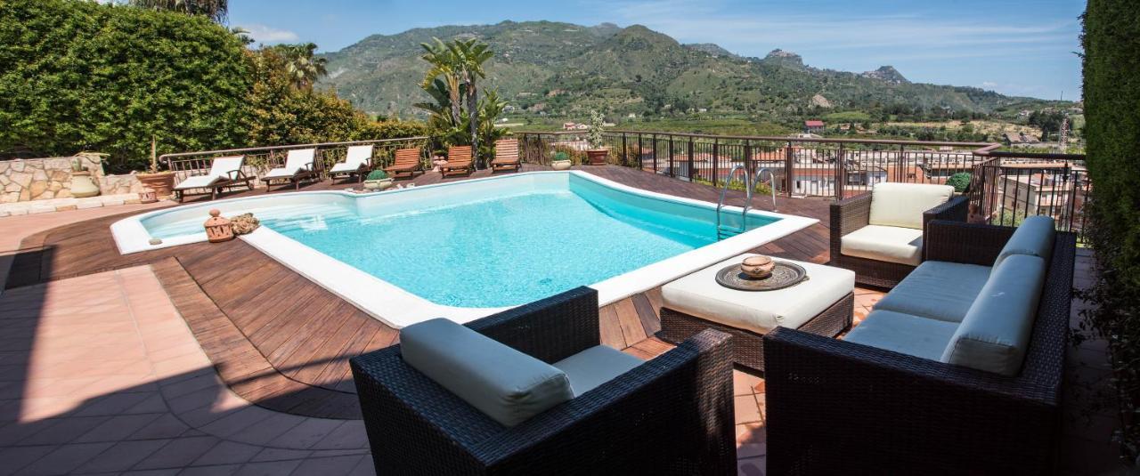 Villa Carly Taormina Apartment With Private Pool Trappitello Εξωτερικό φωτογραφία