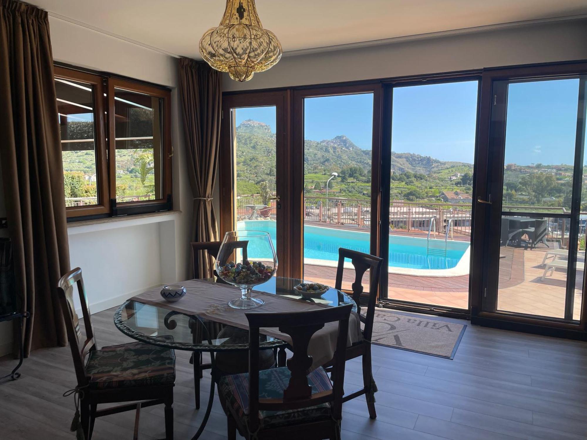 Villa Carly Taormina Apartment With Private Pool Trappitello Εξωτερικό φωτογραφία